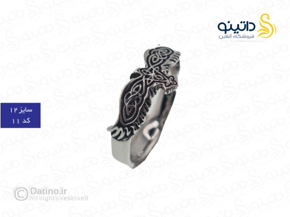 عکس انگشتر مردانه مدل R5 طرح گوتیک 16261 - انواع مدل انگشتر مردانه مدل R5 طرح گوتیک 16261