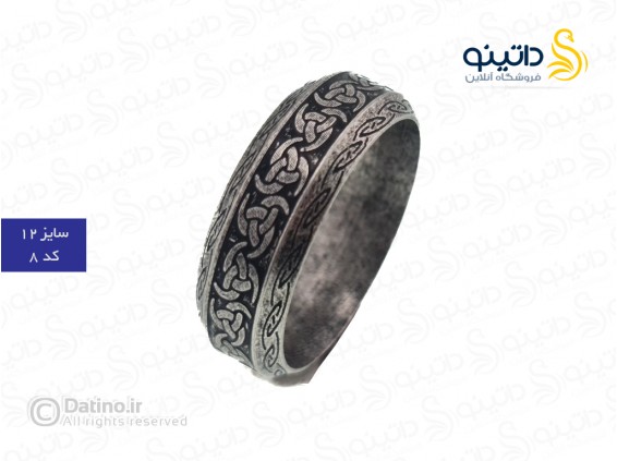 عکس انگشتر مردانه مدل R5 طرح گوتیک 16261 - انواع مدل انگشتر مردانه مدل R5 طرح گوتیک 16261