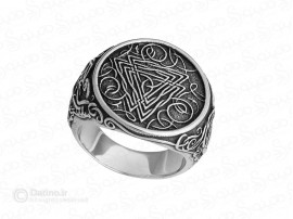 انگشتر مردانه مدل R5 طرح گوتیک 16261