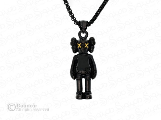 عکس گردنبند مردانه KAWS ربات دلقک 16362 - انواع مدل گردنبند مردانه KAWS ربات دلقک 16362