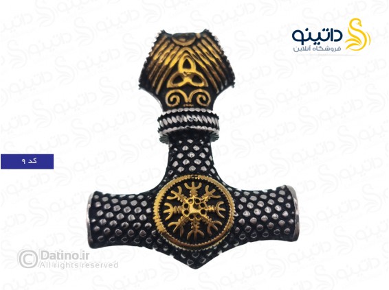 عکس گردنبند مردانه مدل R8 طرح اهریمن 16583 - انواع مدل گردنبند مردانه مدل R8 طرح اهریمن 16583