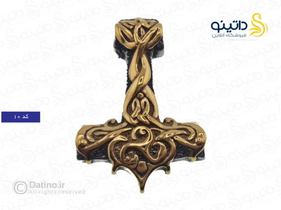 عکس گردنبند مردانه مدل R8 طرح اهریمن 16583 - انواع مدل گردنبند مردانه مدل R8 طرح اهریمن 16583