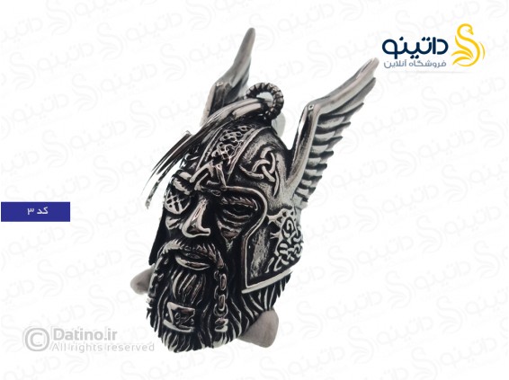 عکس گردنبند مردانه مدل R8 طرح اهریمن 16583 - انواع مدل گردنبند مردانه مدل R8 طرح اهریمن 16583