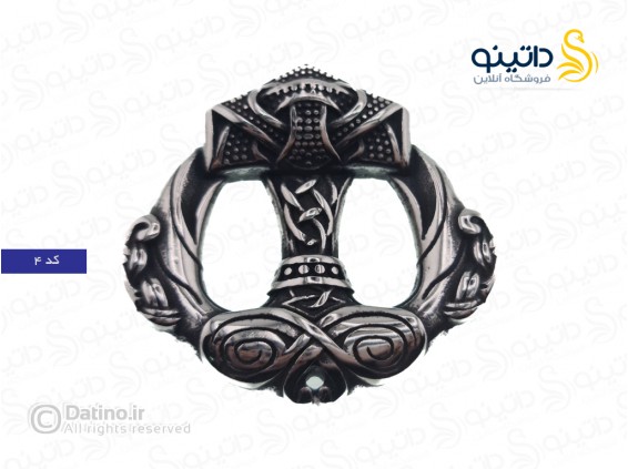 عکس گردنبند مردانه مدل R8 طرح اهریمن 16583 - انواع مدل گردنبند مردانه مدل R8 طرح اهریمن 16583