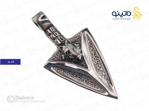 عکس گردنبند مردانه مدل R8 طرح اهریمن 16583 - انواع مدل گردنبند مردانه مدل R8 طرح اهریمن 16583
