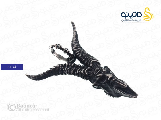 عکس گردنبند مردانه مدل R7 طرح اهریمن - انواع مدل گردنبند مردانه مدل R7 طرح اهریمن