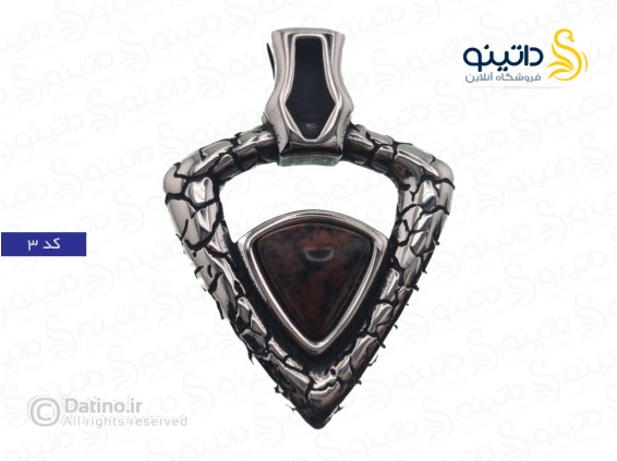 عکس گردنبند مردانه مدل R7 طرح اهریمن - انواع مدل گردنبند مردانه مدل R7 طرح اهریمن