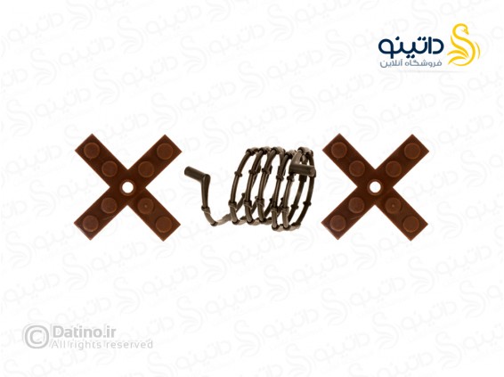 عکس قطعه لگو سیم خاردار جنگی 17496 - انواع مدل قطعه لگو سیم خاردار جنگی 17496