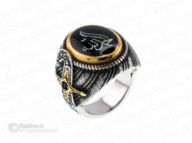 انگشتر مردانه طرح الحمد لله 17796