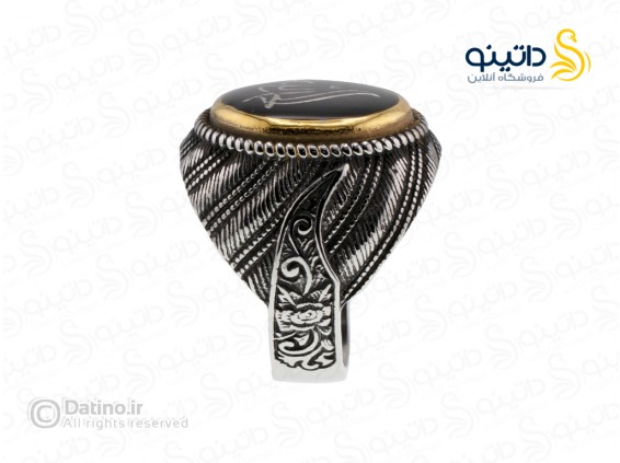 عکس انگشتر مردانه طرح الحمد لله 17796 - انواع مدل انگشتر مردانه طرح الحمد لله 17796