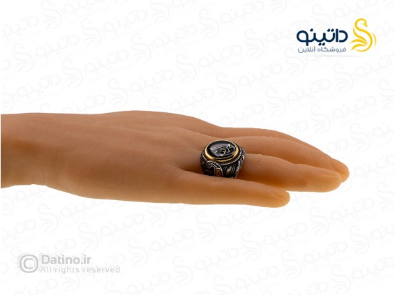 عکس انگشتر مردانه طرح الحمد لله 17796 - انواع مدل انگشتر مردانه طرح الحمد لله 17796