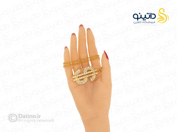 عکس گردنبند مردانه طرح دلار گنگ 17925 - انواع مدل گردنبند مردانه طرح دلار گنگ 17925