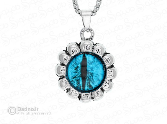 عکس گردنبند ساعت مردانه طرح چشم اژدها 18048 - انواع مدل گردنبند ساعت مردانه طرح چشم اژدها 18048