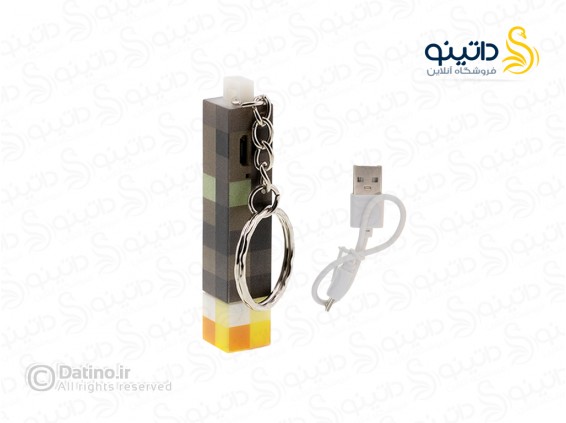 عکس جاکلیدی طرح مشعل چند رنگ ماینکرافت 18290 - انواع مدل جاکلیدی طرح مشعل چند رنگ ماینکرافت 18290