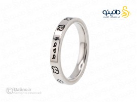 حلقه زنانه طرح فانتزی قلب و خرگوش 18442