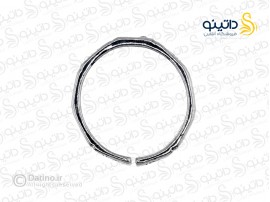 انگشتر زنانه طرح چهار خال نگین دار 18462