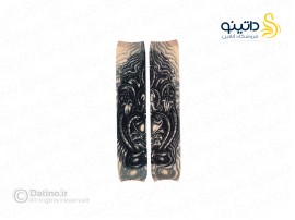 ساق دست طرح تاتو مدل نقش درهم 18497