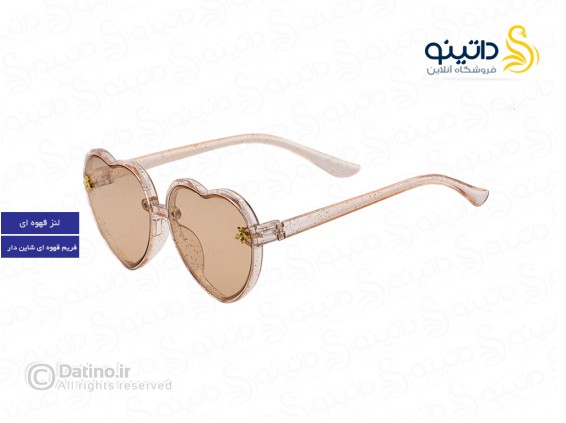 عکس عینک آفتابی دخترانه طرح قلب و زنبور 18526 - انواع مدل عینک آفتابی دخترانه طرح قلب و زنبور 18526