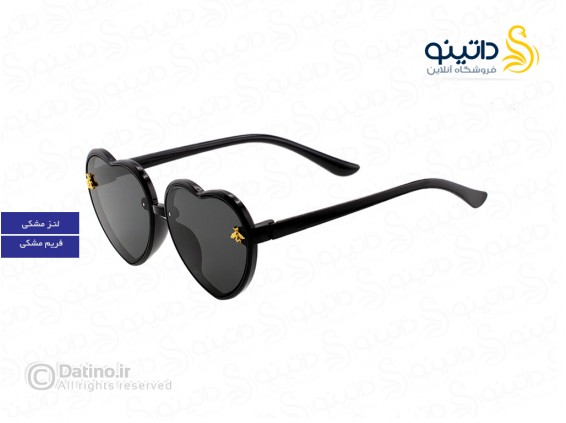 عکس عینک آفتابی دخترانه طرح قلب و زنبور 18526 - انواع مدل عینک آفتابی دخترانه طرح قلب و زنبور 18526