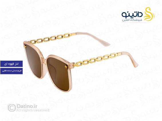 عکس عینک آفتابی زنانه طرح دسته زنجیر لوکس ظریف 18534 - انواع مدل عینک آفتابی زنانه طرح دسته زنجیر لوکس ظریف 18534