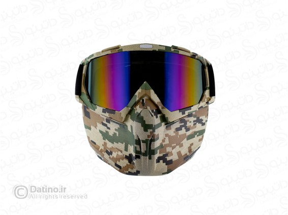 عکس عینک موتورسواری طرح ارتشی دو لنز 18557 - انواع مدل عینک موتورسواری طرح ارتشی دو لنز 18557