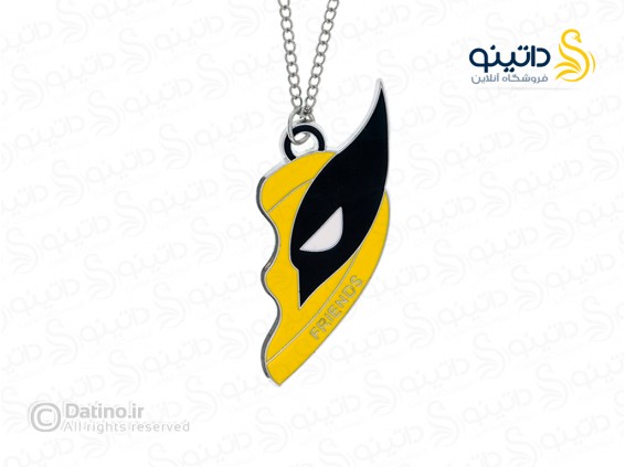 عکس گردنبند جفت دوستی طرح ددپول و ولورین 18605 - انواع مدل گردنبند جفت دوستی طرح ددپول و ولورین 18605