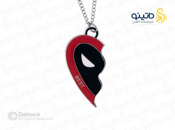 عکس گردنبند جفت دوستی طرح ددپول و ولورین 18605 - انواع مدل گردنبند جفت دوستی طرح ددپول و ولورین 18605