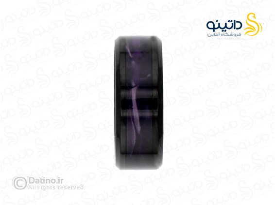 عکس حلقه مردانه طرح سیکو پوسته بنفش 18699 - انواع مدل حلقه مردانه طرح سیکو پوسته بنفش 18699
