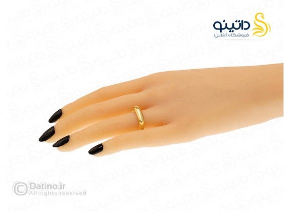 عکس حلقه زنانه طرح ساده لوکس 18700 - انواع مدل حلقه زنانه طرح ساده لوکس 18700