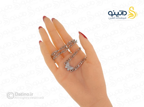 عکس گردنبند زنانه طرح پروانه آنجلیکا لوکس 18703 - انواع مدل گردنبند زنانه طرح پروانه آنجلیکا لوکس 18703
