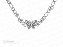 گردنبند زنانه طرح پروانه آنجلیکا لوکس 18703
