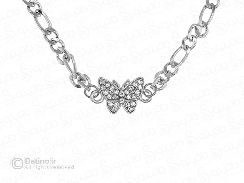 عکس گردنبند زنانه طرح پروانه آنجلیکا لوکس 18703 - انواع مدل گردنبند زنانه طرح پروانه آنجلیکا لوکس 18703