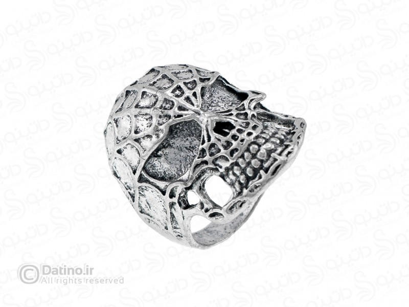 عکس انگشتر مردانه جمجمه مرد عنکبوتی 18730 - انواع مدل انگشتر مردانه جمجمه مرد عنکبوتی 18730