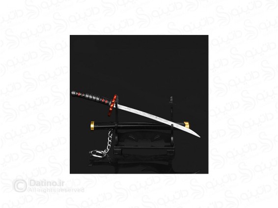 عکس جاکلیدی شمشیر کاتانای کامادو تانجیرو نسل 3 انیمه شیطان کش 15 سانتی 18774 - انواع مدل جاکلیدی شمشیر کاتانای کامادو تانجیرو نسل 3 انیمه شیطان کش 15 سانتی 18774