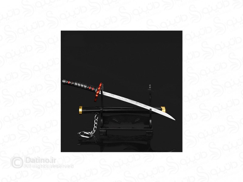 عکس جاکلیدی شمشیر کاتانای کامادو تانجیرو نسل 3 انیمه شیطان کش 15 سانتی 18774 - انواع مدل جاکلیدی شمشیر کاتانای کامادو تانجیرو نسل 3 انیمه شیطان کش 15 سانتی 18774