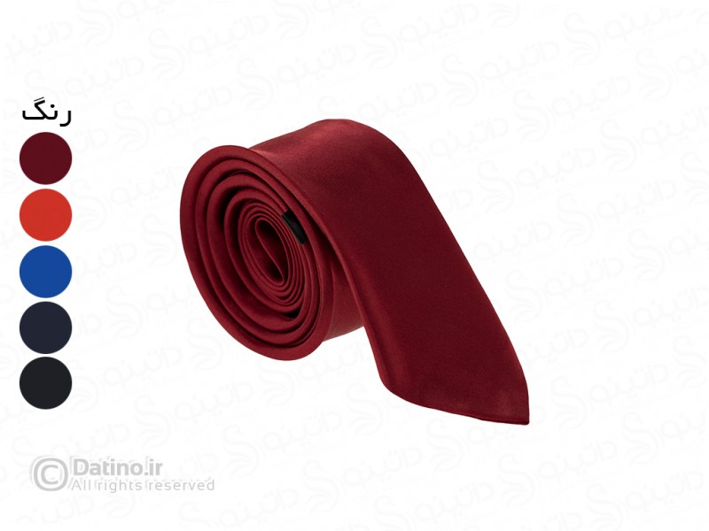 عکس کراوات مردانه باریک عرض ساده ساتن 5 سانت 18802 - انواع مدل کراوات مردانه باریک عرض ساده ساتن 5 سانت 18802