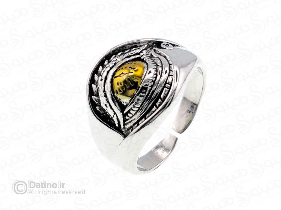 عکس انگشتر مردانه مدل چشم اژدها 18990 - انواع مدل انگشتر مردانه مدل چشم اژدها 18990