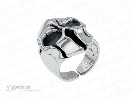 عکس انگشتر مردانه مدل ماسک اسپارتان با چشم شب تاب 18991 - انواع مدل انگشتر مردانه مدل ماسک اسپارتان با چشم شب تاب 18991