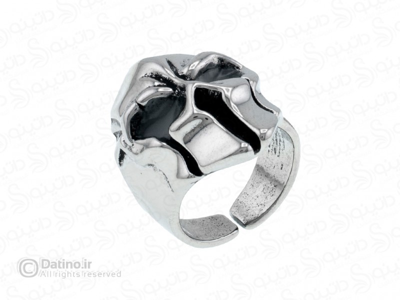 عکس انگشتر مردانه مدل ماسک اسپارتان با چشم شب تاب 18991 - انواع مدل انگشتر مردانه مدل ماسک اسپارتان با چشم شب تاب 18991