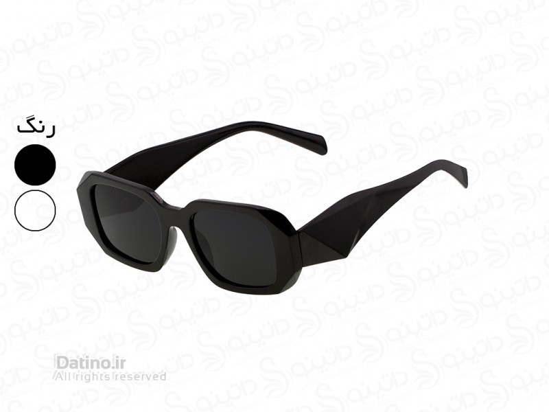 عکس عینک آفتابی مدل دسته چند ضلعی مستطیلی 19041 - انواع مدل عینک آفتابی مدل دسته چند ضلعی مستطیلی 19041