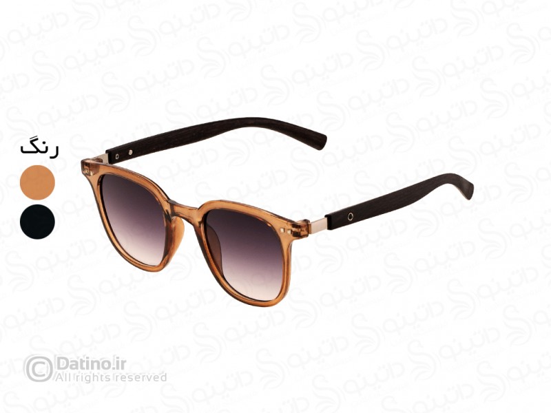 عکس عینک آفتابی لوکس دسته طرح چوب 19043 - انواع مدل عینک آفتابی لوکس دسته طرح چوب 19043