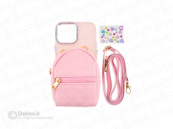 عکس قاب گوشی طرح جاکارتی دار با بند بلند پاستلی مدل کیف کراس بادی 19096 - انواع مدل قاب گوشی طرح جاکارتی دار با بند بلند پاستلی مدل کیف کراس بادی 19096