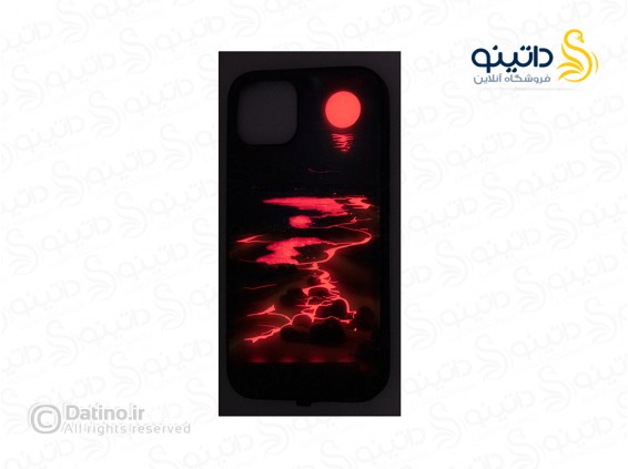عکس قاب گوشی طرح منظره شب ساحل دریا ال ای دی دار شیشه ای 19119 - انواع مدل قاب گوشی طرح منظره شب ساحل دریا ال ای دی دار شیشه ای 19119