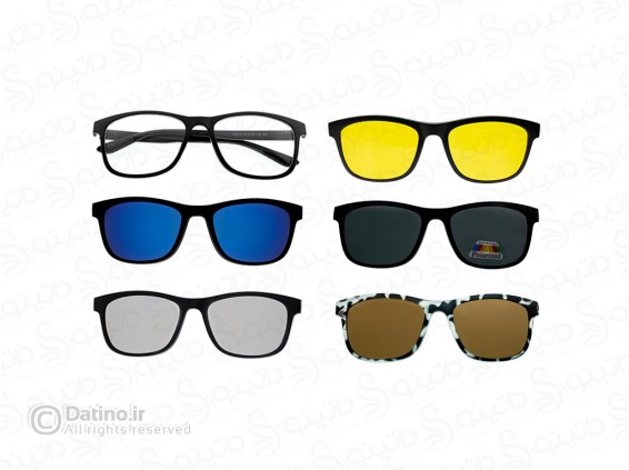 عکس فریم عینک زنانه طبی مگنتی آفتابی پلاریزه بسته 5 لنز طرح 1 19169 - انواع مدل فریم عینک زنانه طبی مگنتی آفتابی پلاریزه بسته 5 لنز طرح 1 19169