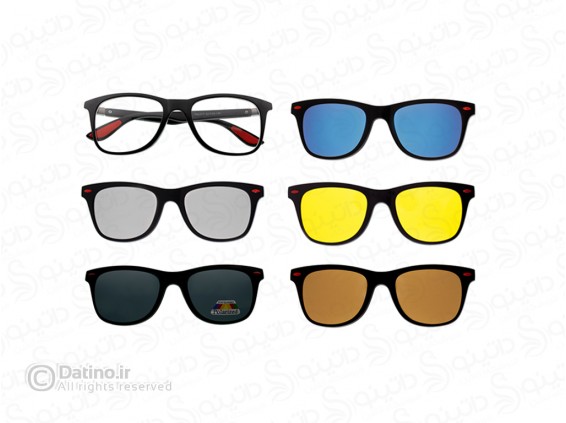 عکس فریم عینک اسپرت طبی مگنتی آفتابی پلاریزه بسته 5 لنز طرح 6 19174 - انواع مدل فریم عینک اسپرت طبی مگنتی آفتابی پلاریزه بسته 5 لنز طرح 6 19174