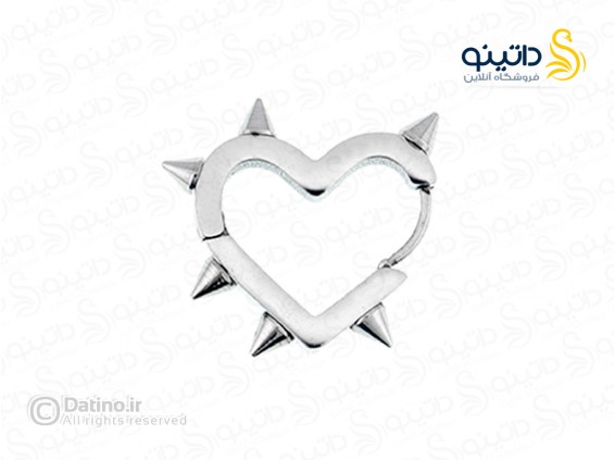 عکس پیرسینگ هندسی طرح قلب میخ دار 19204 - انواع مدل پیرسینگ هندسی طرح قلب میخ دار 19204