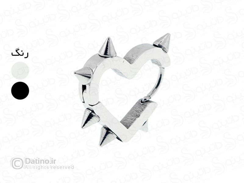 عکس پیرسینگ هندسی طرح قلب میخ دار 19204 - انواع مدل پیرسینگ هندسی طرح قلب میخ دار 19204