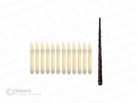 شمع جادویی کنترلی هری پاتر با چوبدستی بسته 12 عددی  19263