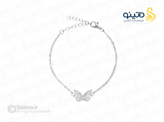 عکس دستبند زنانه شب تاب طرح پروانه رزین 19286 - انواع مدل دستبند زنانه شب تاب طرح پروانه رزین 19286
