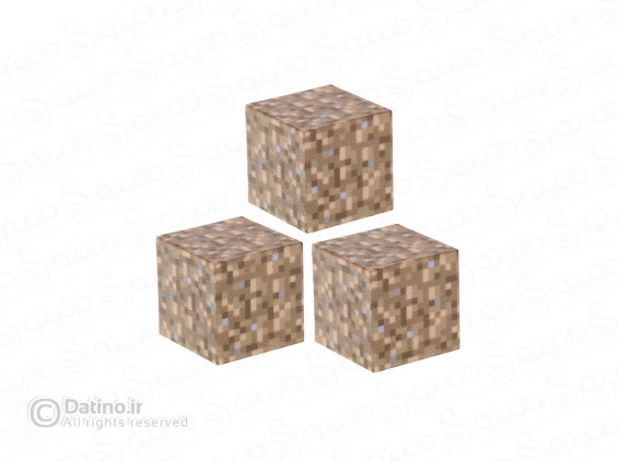 عکس بلوک مغناطیسی ماینکرافت طرح زمین خاکی سه عددی 19375 - انواع مدل بلوک مغناطیسی ماینکرافت طرح زمین خاکی سه عددی 19375